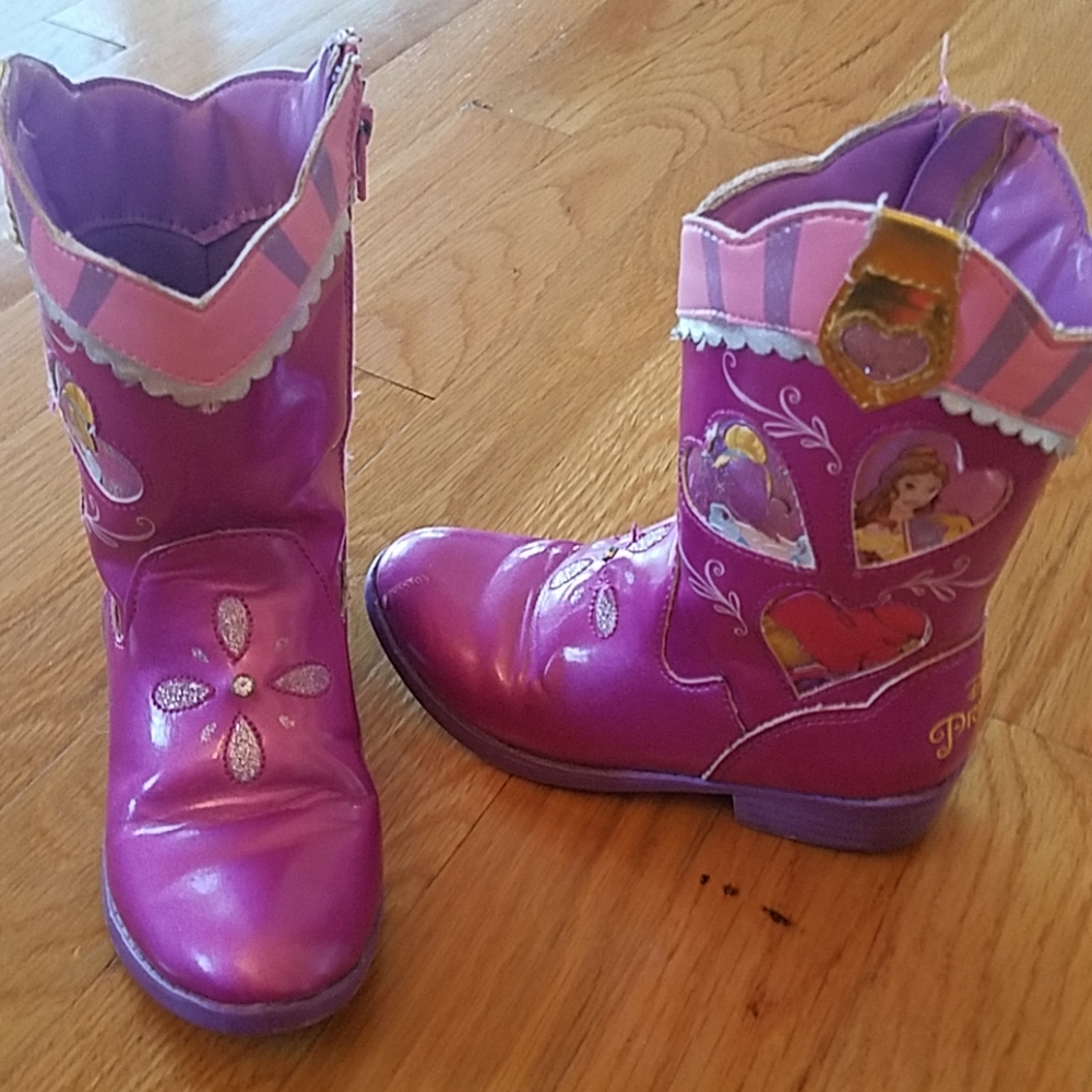 Disney princess cowgirl boots